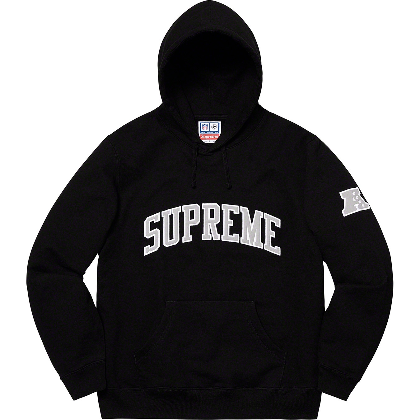 Supreme®/NFL/Raiders/'47 Hooded Sweatshirt view 3